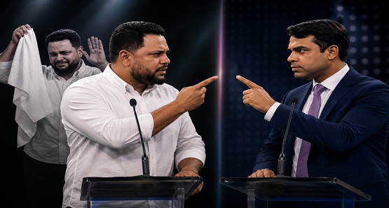 Samuel esculacha Netto no debate, mas joga toalha e deixa disputa pelo Governo