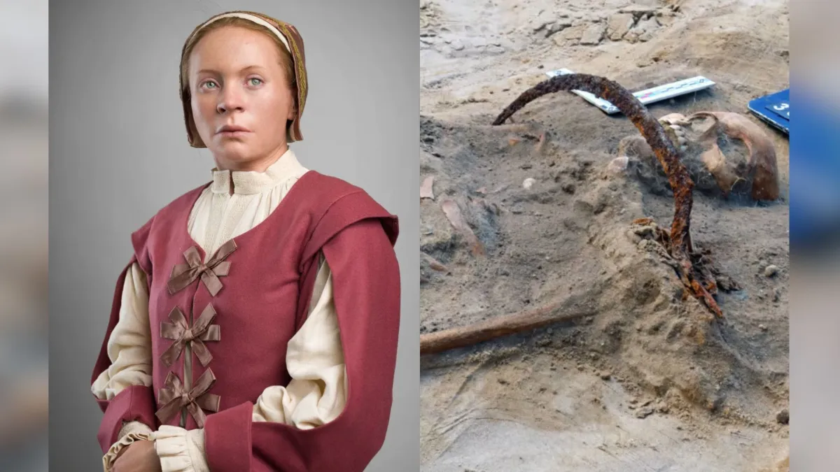 Jovem vampira enterrada em sepultura há 400 anos com foice na garganta desafia cientistas