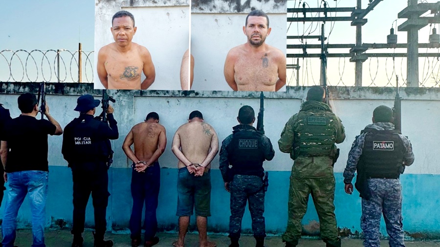 PM recaptura três integrantes do PCC que fugiram de delegacia em Porto Velho
