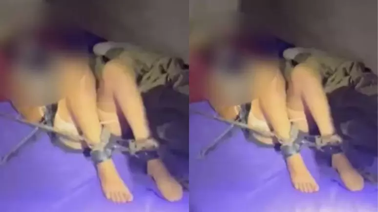 Mulher é encontrada em cativeiro amordaçada e acorrentada após ser sequestrada pelo ex