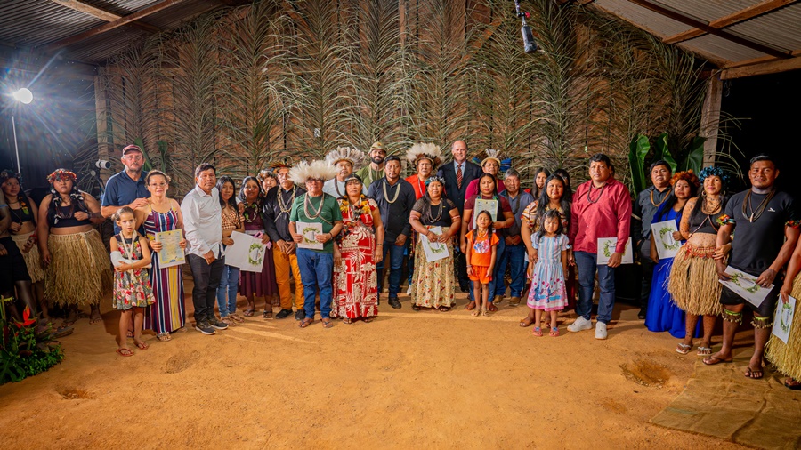 TJRO realiza Casamento Comunitário na Aldeia Central do Povo Cinta Larga