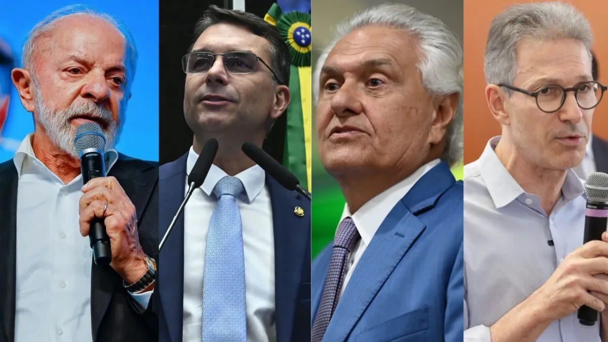 Lula empata com Flávio, Caiado e Zema no 2º turno, aponta nova pesquisa PoderData/AYA