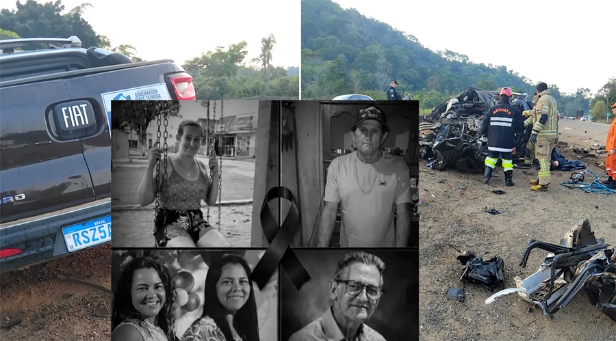 Identificadas as cinco vítimas de acidente com veículo da Saúde na BR-364