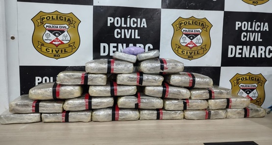 Foragido do estado do Acre é capturado em Porto Velho com 21 kg de drogas