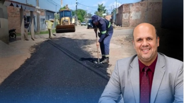 Vereador Dr. Júnior Queiroz garante tapa-buracos em ruas do bairro Nova Floresta