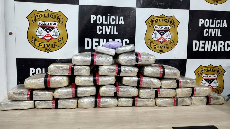 Foragido apontado como líder do CV é preso com 21 kg de drogas em Porto Velho