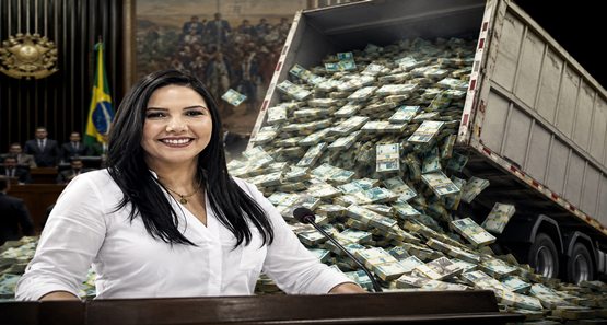 Cristiane Lopes recebe um “caminhão” de recursos do fundo partidário 