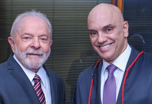 Lula é aconselhado a se afastar de Moraes o mais rápido possível: "Alerta máximo"