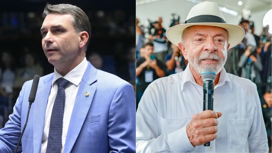 AtlasIntel/Bloomberg: Flávio Bolsonaro tem 46,4% no 2º turno; Lula, 46,2%