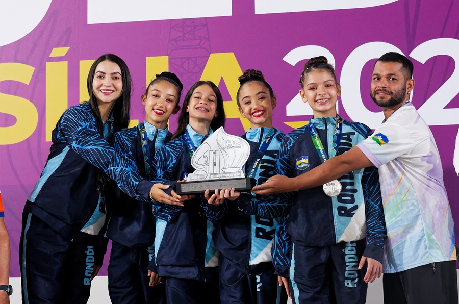 Ginastas de RO conquistam três medalhas e levam o estado ao pódio dos JEBs 2026