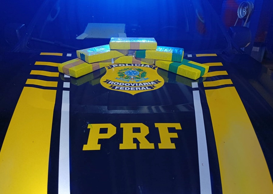 PRF encontra 6 kg de cocaína escondidos em para-choque na BR-364
