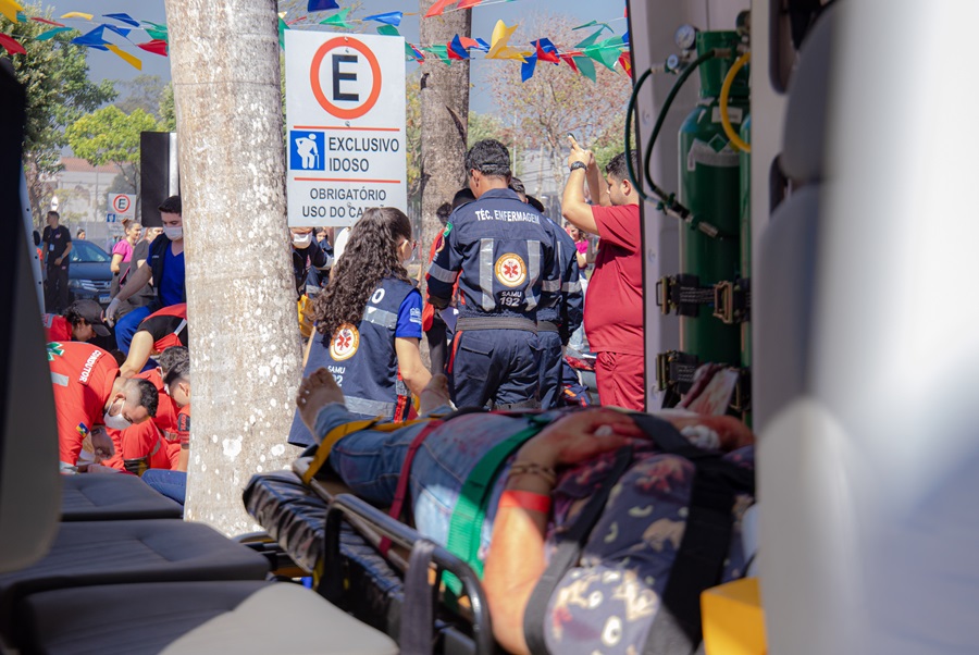 Acidentes com motocicletas ampliam demanda por atendimentos do SAMU na capital
