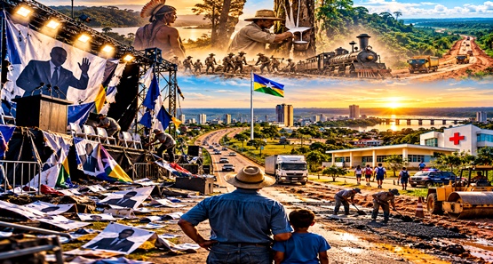 Crônica de Fim de Semana - O palanque passa, Rondônia e seus problemas ficam