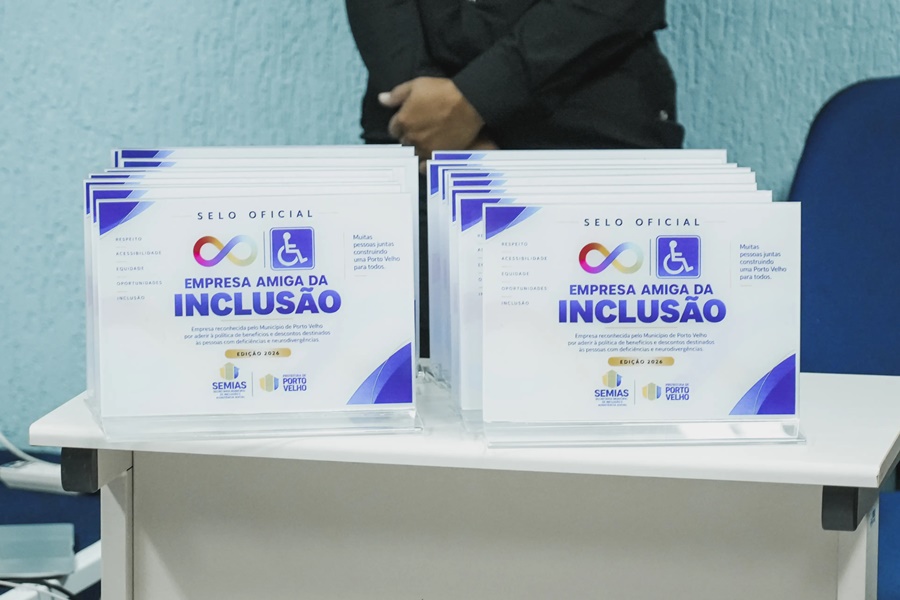 Prefeitura entrega Selo Empresa Amiga da Inclusão a empresas que aderiram ao programa em PVH