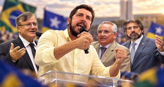 Amir Lando, Tomás Correia e Raupp entram em campo na campanha de Abib
