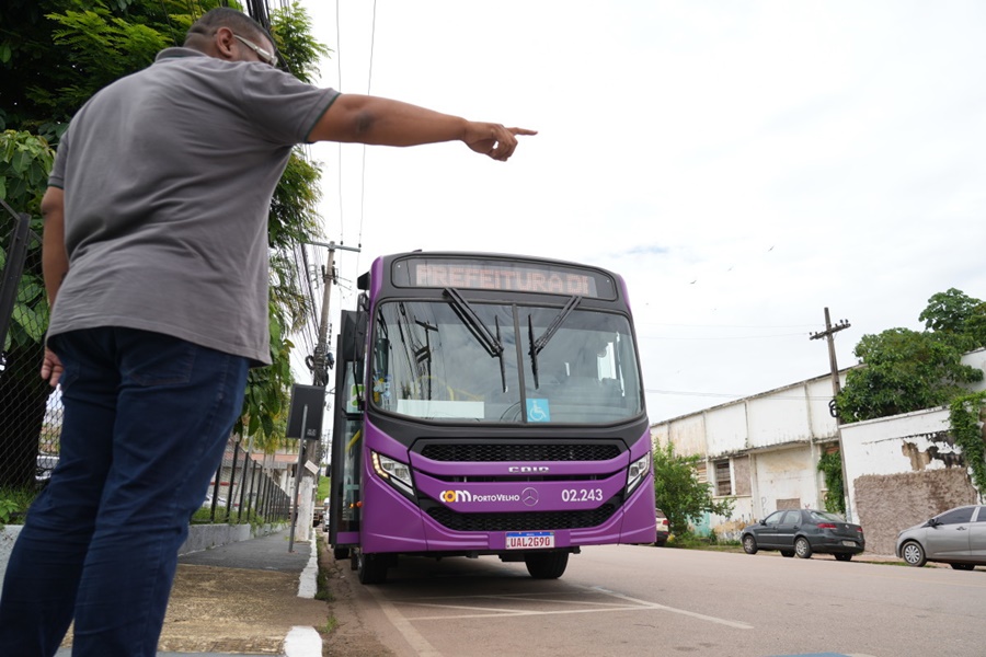 Transporte público será gratuito em Porto Velho nos dois turnos
