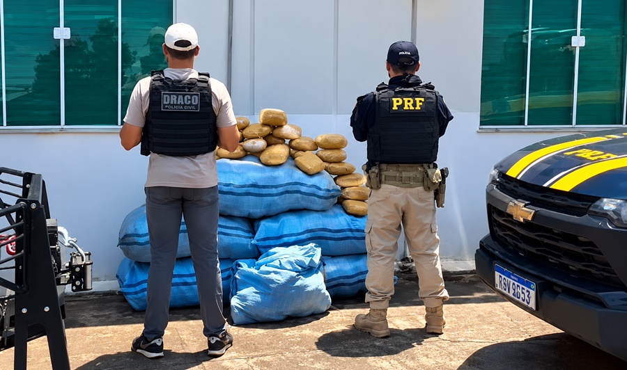 Polícia apreende 182 kg de skunk após perseguição de 15 km em Rondônia