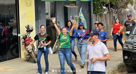 Sofia Andrade encerra agenda em Buritis com diálogo e aproximação com eleitores