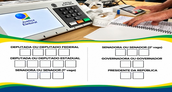 Eleições 2026: veja a ordem de votação na urna neste domingo