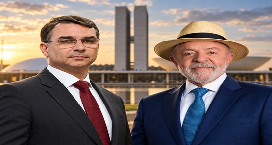 Flávio Bolsonaro e Lula avançam para segundo turno da eleição presidencial