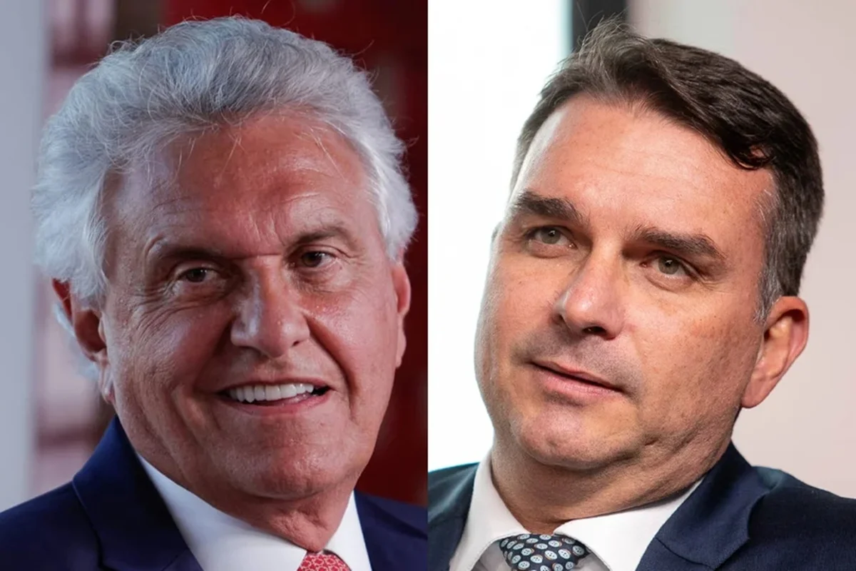 Ronaldo Caiado vai declarar apoio a Flávio Bolsonaro no 2º turno amanhã em Goiânia