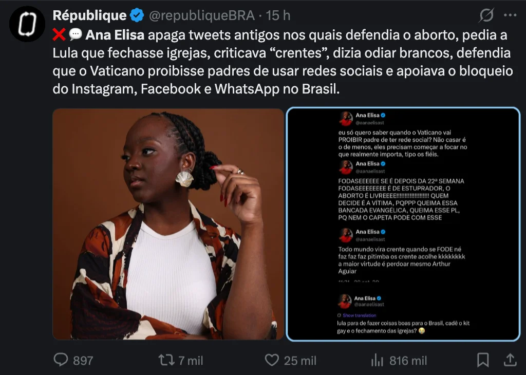 Ana Elisa foi de esperança a problema para a campanha de Lula e é rejeitada até pela esquerda