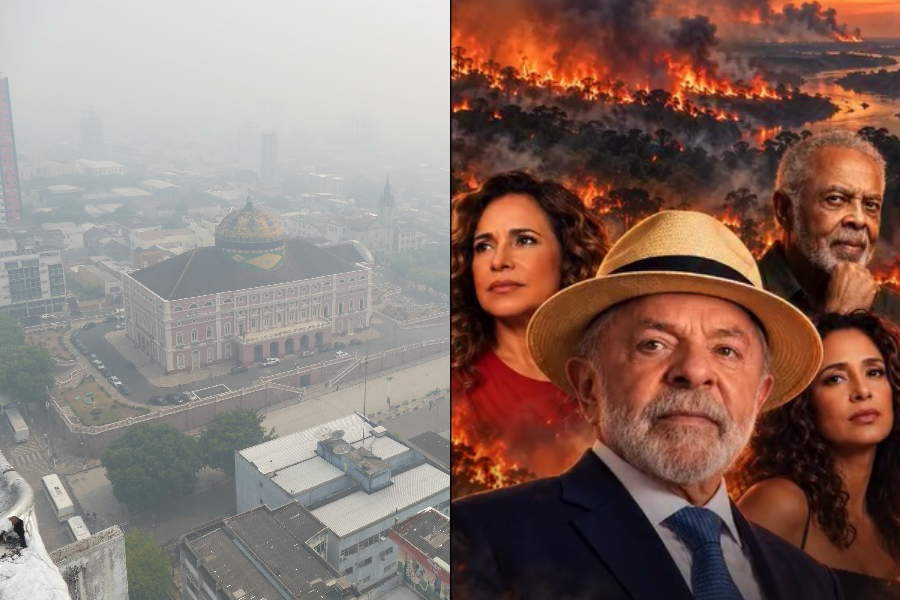 Artistas se calam sobre queimadas no Amazonas para não prejudicar Lula na eleição