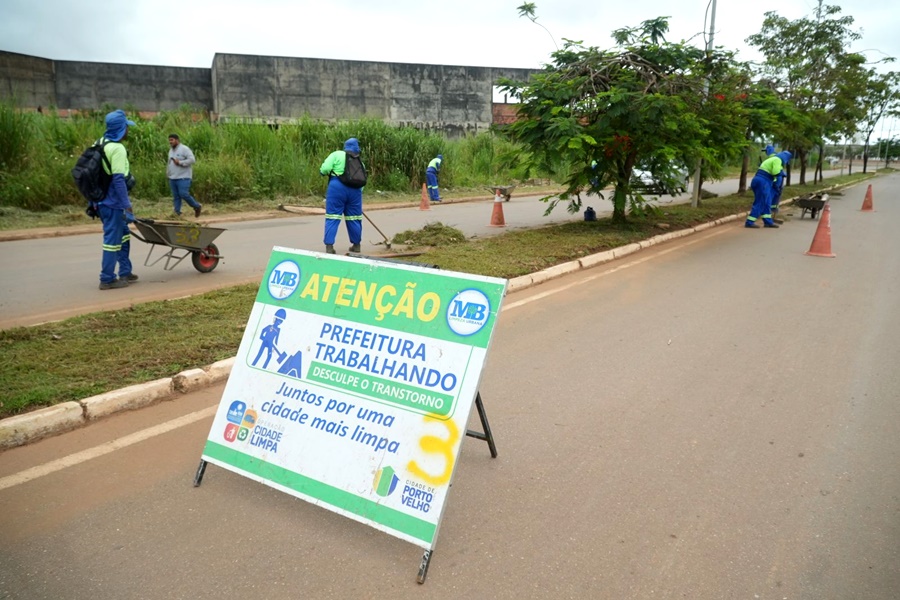 Cinco mutirões de limpeza atendem diferentes regiões de Porto Velho nesta terça-feira