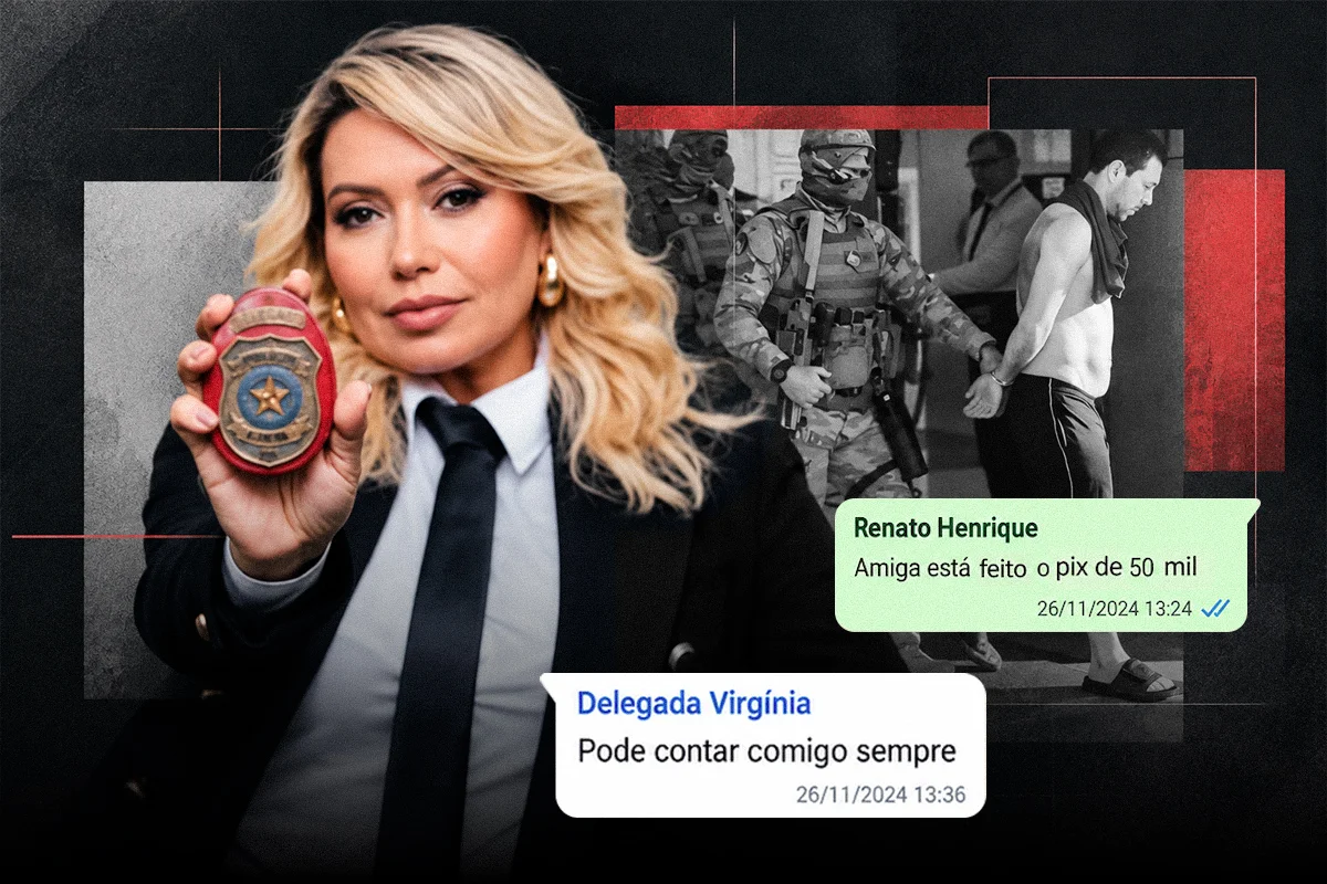 Prints revelam intimidade sexual de delegada e chefe do PCC: "Macho, diferenciado"
