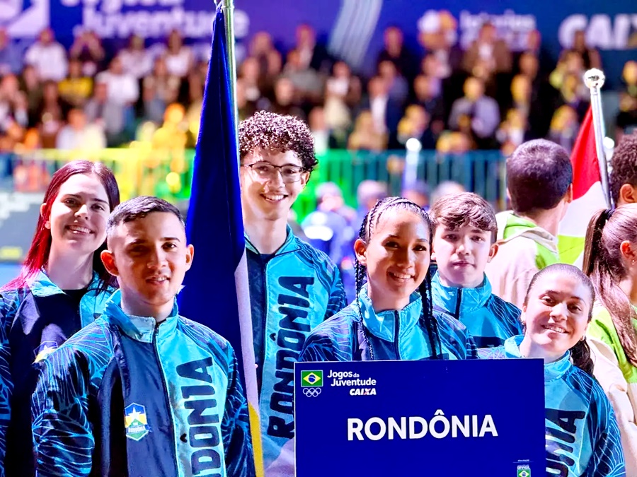 Delegação de Rondônia participa da abertura dos Jogos da Juventude 2026