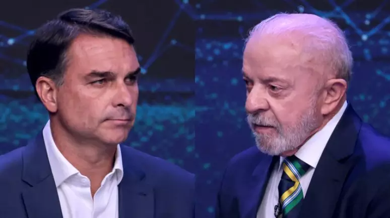 Flávio Bolsonaro tem 48% e Lula soma 46% das intenções de voto, diz pesquisa Meio/Ideia
