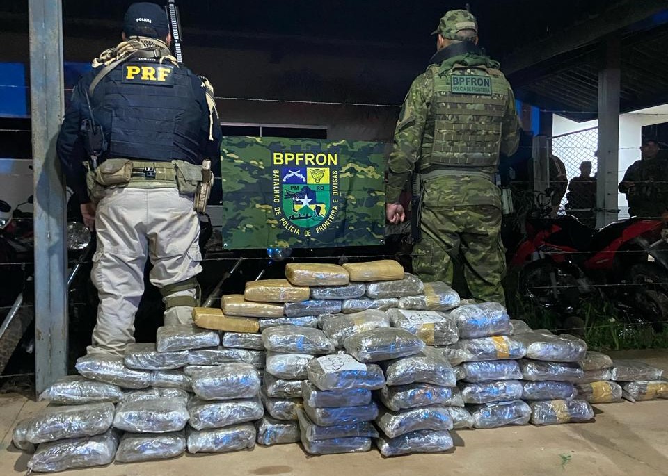 Operação policial intercepta mais de 100 kg de skunk em distrito de Porto Velho