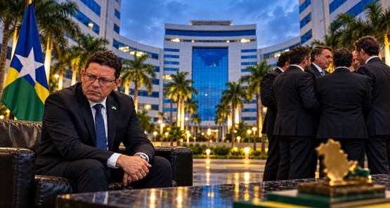 Ausência de Marcos Rocha na campanha de Flávio expõe mágoa com o PL