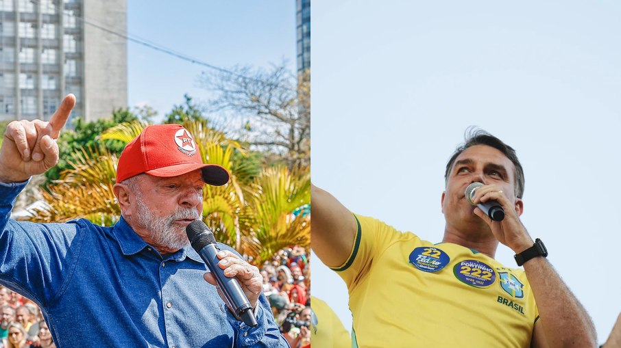 Lula e Flávio encerram campanha nos maiores colégios eleitorais no último dia 

