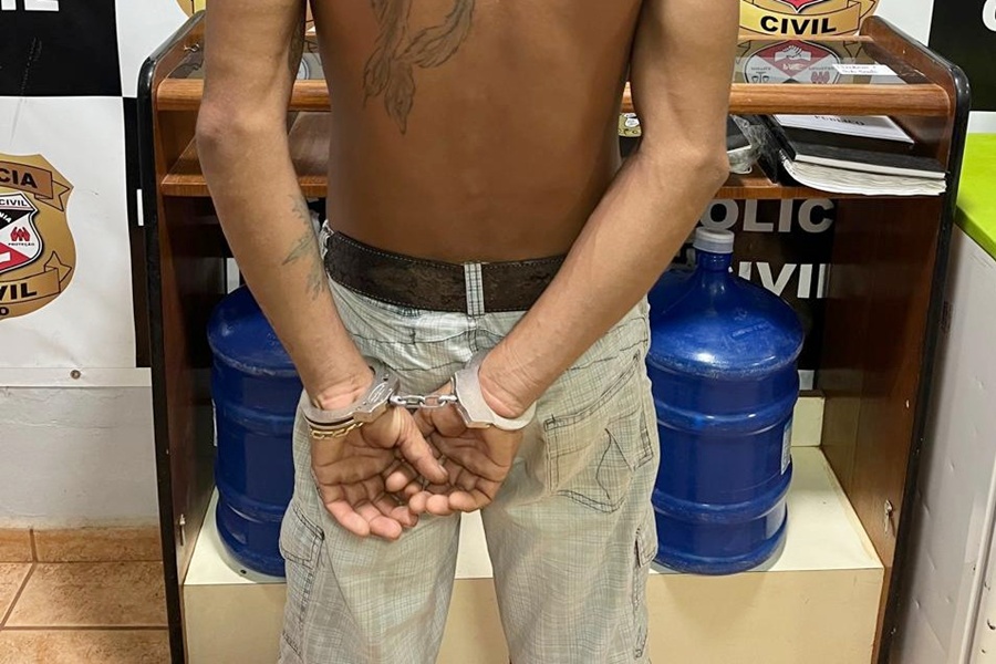 Suspeito de homicídio é preso ao tentar fugir com faca usada no crime em Guajará-Mirim
