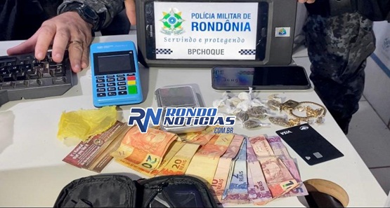 Homem usava máquina de cartão de crédito para vender droga na capital