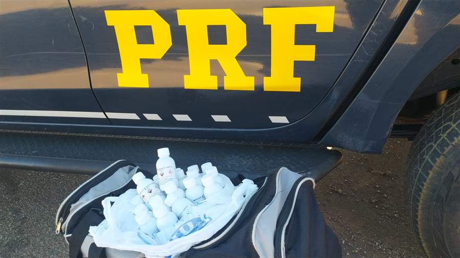 Polícia Rodoviária Federal apreende 5 kg de cocaína durante fiscalização 