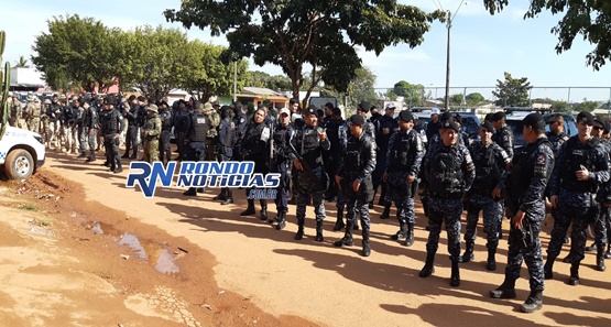 Mega Operação  combate crime organizado em residencial Orgulho do Madeira 