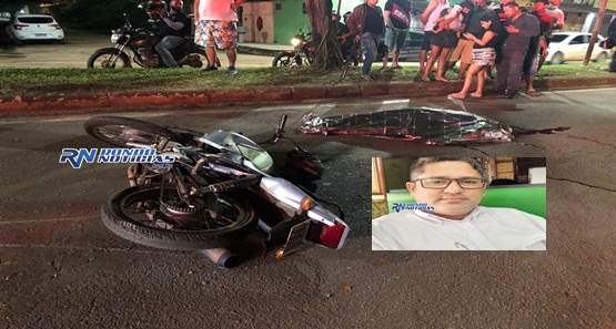 Motociclista morre após bater cabeça contra árvore durante acidente na capital 
