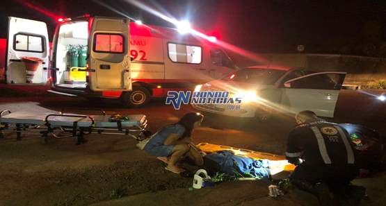 Motorista avança preferencial e bate em moto, deixando mãe e filha feridas
