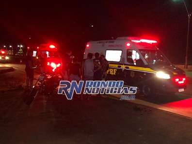 Casal em moto bate em cavalo na BR 364 e ficam feridos em Porto Velho