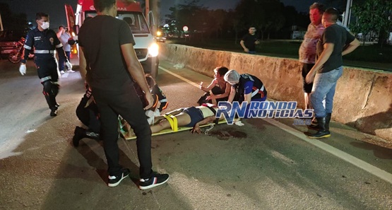 Travesti é atropelado por motocicleta ao cruzar a BR-364 em Porto Velho