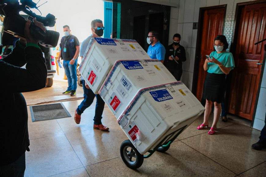 Vacinas recebidas do Ministério da Saúde são distribuídas aos municípios de Rondônia