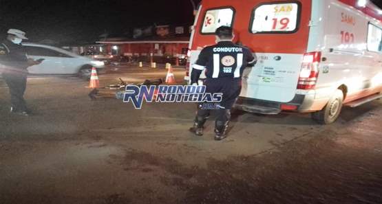 Ciclista na contramão é atropelado por carro na zona leste