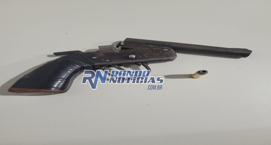 Preso apenado com arma de fabricação caseira e bicicleta de origem duvidosa