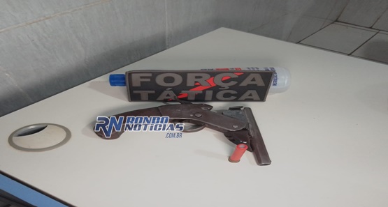 Preso homem portando arma de fogo de fabricação caseira na capital