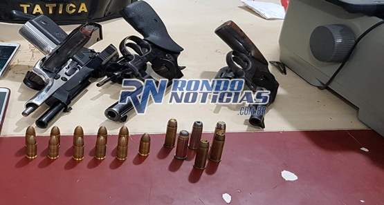 Polícia Militar registra triplo homicídio e prende três suspeitos armados

