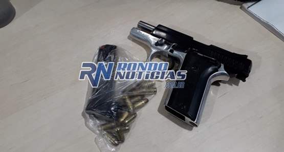 Homem é preso por porte ilegal de arma de fogo na zona leste da capital
