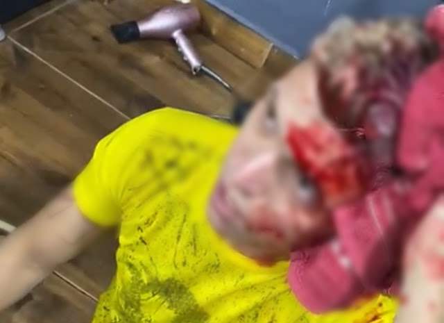 Assaltante tem cabeça cortada ao tentar fazer arrastão em barbearia da capital; veja o vídeo