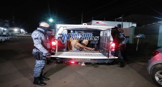 Polícia prende com drogas homem que tentou matar seu vizinho a tiros